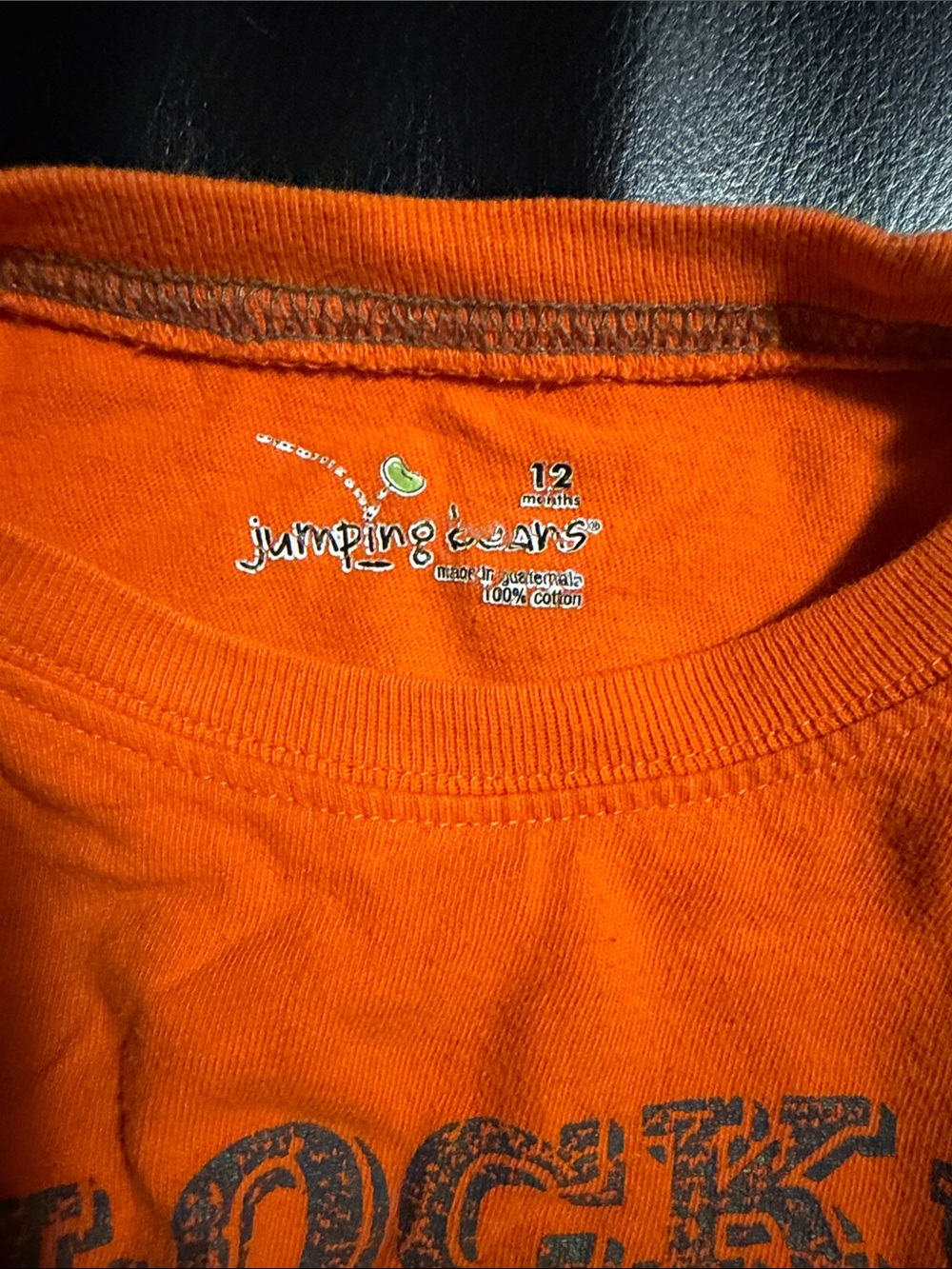 Kids Orange Graphic Tee - "Lock Up Your Daughters" - Picture 2 of 2